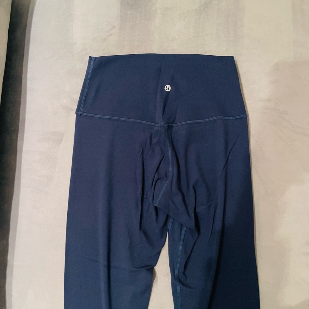 Lululemon Penn State logo Navy Leggings